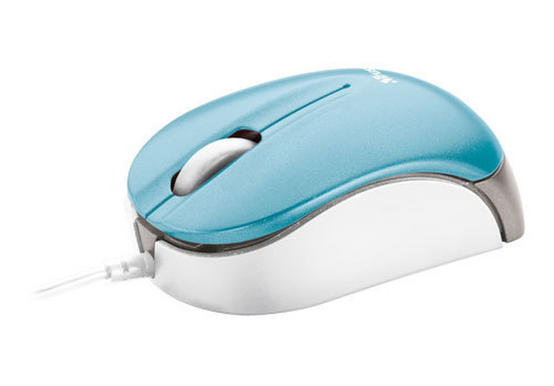 Trust Micro Mouse - Blue USB Оптический Синий компьютерная мышь