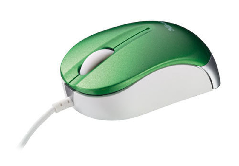 Trust Micro Mouse - Green USB Оптический Зеленый компьютерная мышь