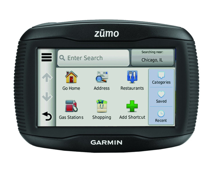 Garmin zumo 390LM Портативный/Фиксированный 4.3