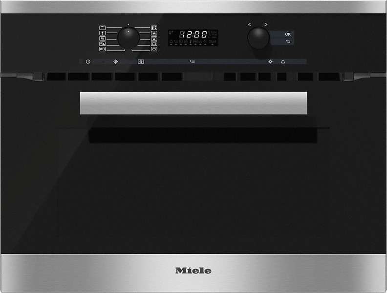Miele H 6200 BM Electric 43L A+ Black,Stainless steel