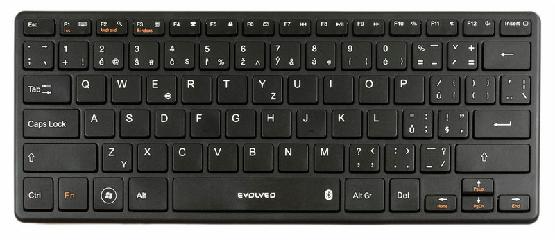 Evolveo WK29B Bluetooth Черный клавиатура для мобильного устройства