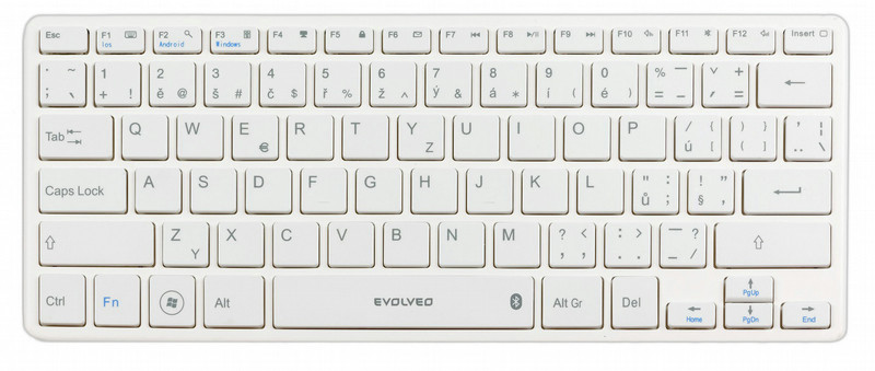 Evolveo WK29W Bluetooth Weiß Tastatur für Mobilgeräte