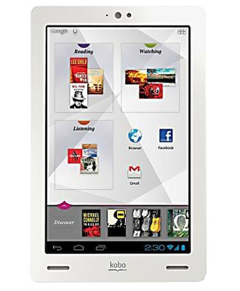 Kobo Arc7 HD 16GB 7" Сенсорный экран 16ГБ Wi-Fi Белый электронная книга