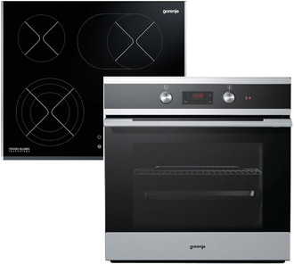 Gorenje BO5322MX + ECS680BXC Induction hob Electric oven cooking appliances set
