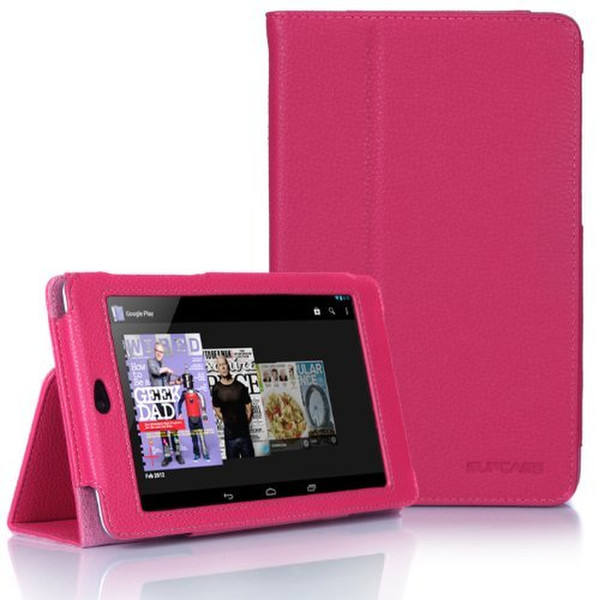 Supcase G7-62A-DP Blatt Pink Tablet-Schutzhülle