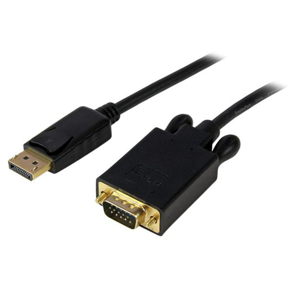 StarTech.com DisplayPort auf VGA Kabel 91cm (Stecker/Stecker) - DP zu VGA Kabel Adapter - Schwarz Videokabel-Adapter