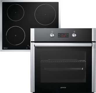 Gorenje BOP7558AX + IT612AX Induction hob Electric oven cooking appliances set