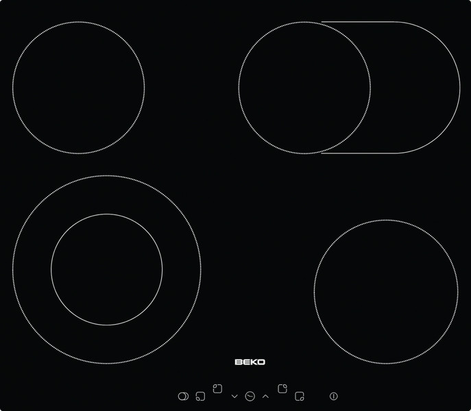 Beko HIC64403T Eingebaut Ceramic hob Schwarz