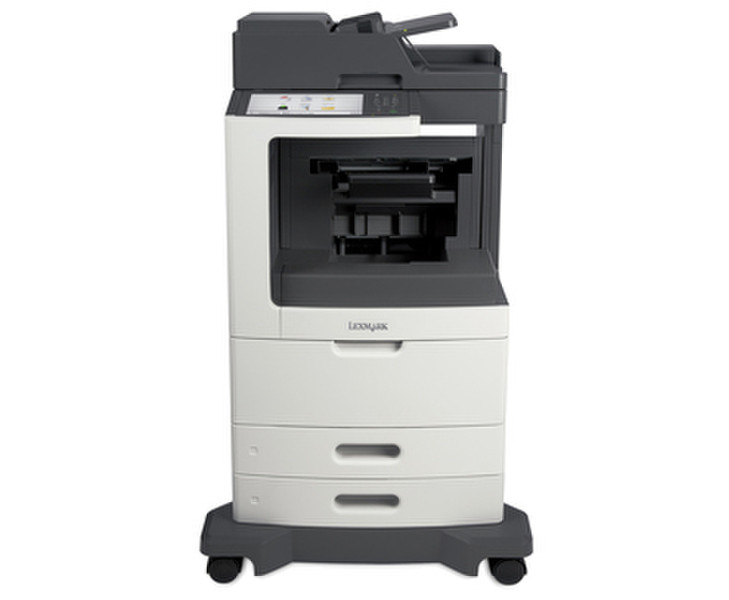 Lexmark MX810dpe 1200 x 1200DPI Laser A4 55Seiten pro Minute Schwarz, Weiß Multifunktionsgerät