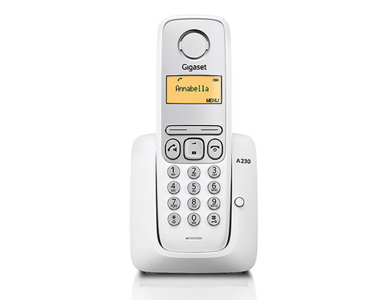 Gigaset A230 DECT Caller ID White