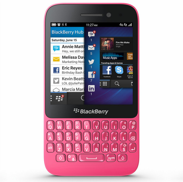BlackBerry 10 Q5 4G Розовый