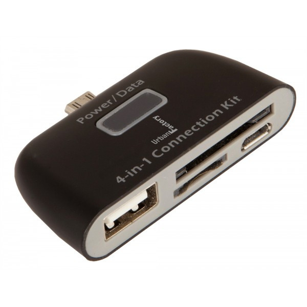 Urban Factory ICR42UF USB 2.0 Черный устройство для чтения карт флэш-памяти