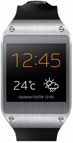 Samsung Galaxy Gear 1.63Zoll SAMOLED 73.8g Edelstahl Smartwatch