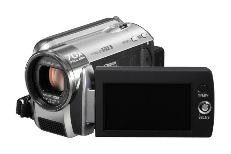 Panasonic SDR-H80 SD+HDD Camcorder, Silver