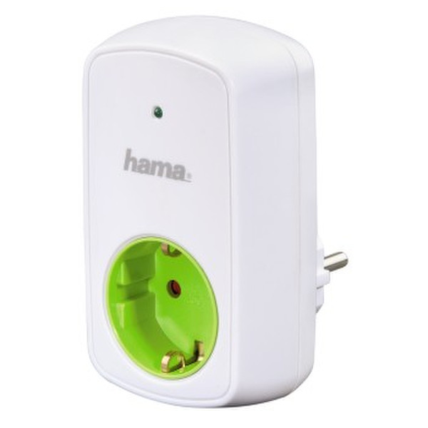 Hama Premium 1розетка(и) 230В Белый сетевой фильтр