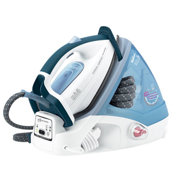 Tefal Express Compact GV7615 1.6L Ultragliss soleplate Blue,White steam ironing station