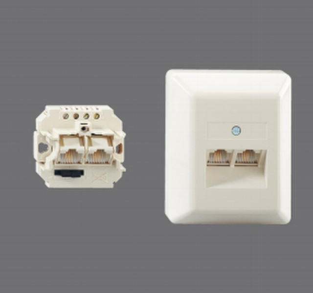 Rutenbeck 13010140 RJ-45 White socket-outlet