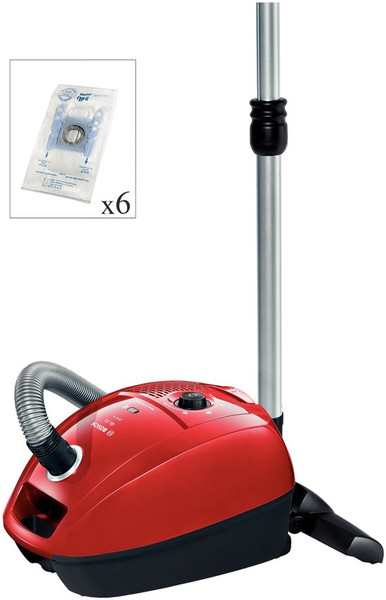 Bosch BGL 32210 Zylinder-Vakuum 4l 2200W Rot