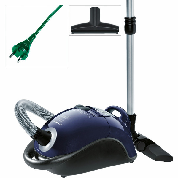 Bosch ergomaxx professional BSG81030 Zylinder-Vakuum 6l 1000W C Schwarz, Blau Staubsauger