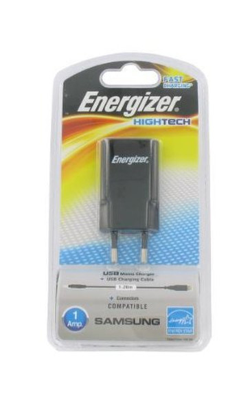 Energizer LCHEHT1UEUSM2 Для помещений Черный зарядное для мобильных устройств