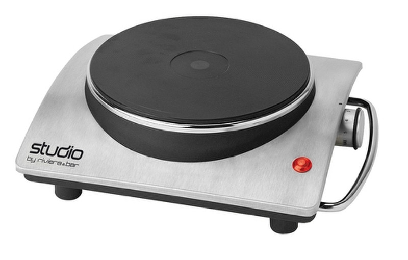 Riviera & Bar QR355A Tabletop Sealed plate Black,Stainless steel hob