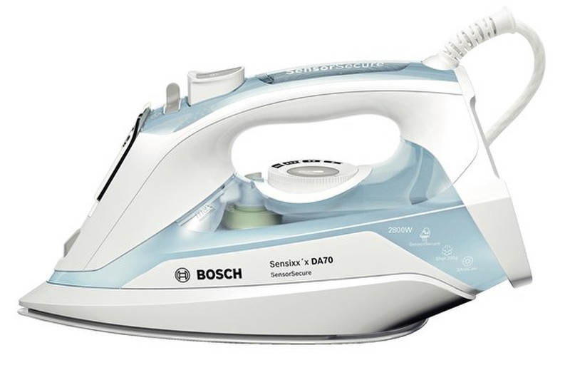 Bosch TDA7028210 Ceramic soleplate 2800W Blue,White iron