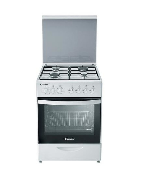 Candy CMM 5622 SHW Freestanding Combi hob White cooker