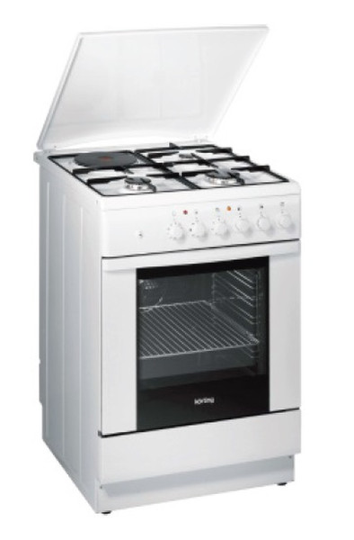 Gorenje KKS673NW Отдельностоящий Combi hob Белый кухонная плита