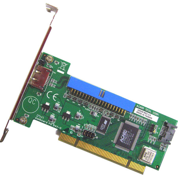 Acard AEC-6293M Внутренний eSATA,IDE/ATA,SATA интерфейсная карта/адаптер