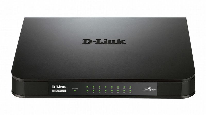 D-Link GO-SW-24G ungemanaged L2 Gigabit Ethernet (10/100/1000) Schwarz