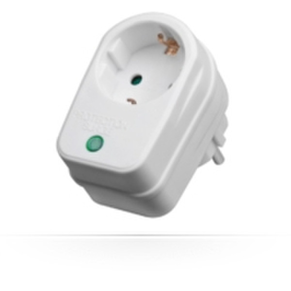 Microconnect GRUSP 1AC outlet(s) 230V Weiß Spannungsschutz