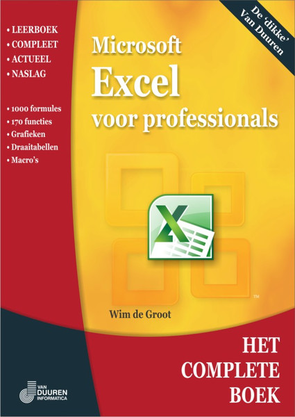 Van Duuren Media Het Complete Boek: Excel voor professionals