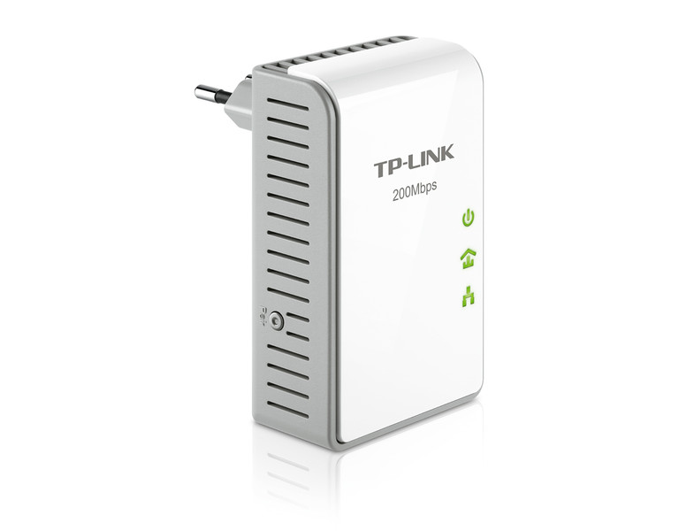 TP-LINK AV200 200Mbit/s Eingebauter Ethernet-Anschluss Weiß 1Stück(e) PowerLine Netzwerkadapter