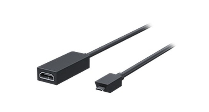 Microsoft Surface HD Digital AV 2.8m USB HDMI Black video cable adapter