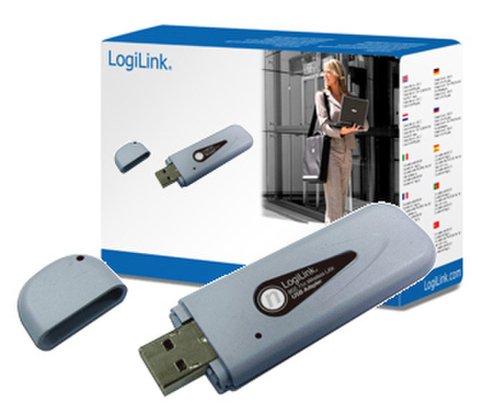 LogiLink Wireless LAN USB 2.0 Adapter 300 MBit 802.11n 2T2R 300Mbit/s Netzwerkkarte