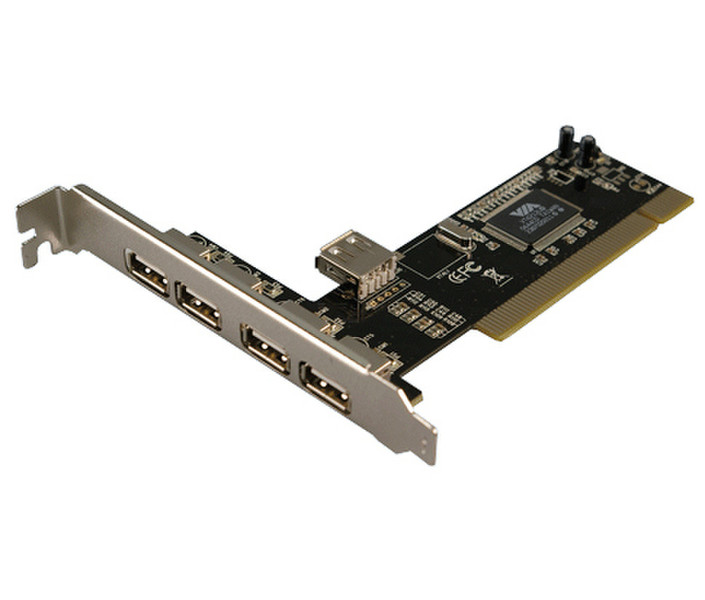LogiLink 4+1-port USB 2.0 PCI Card USB 2.0 interface cards/adapter