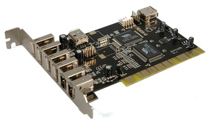 LogiLink PCI interface card USB 2.0 5x + IEEE1394 3x интерфейсная карта/адаптер