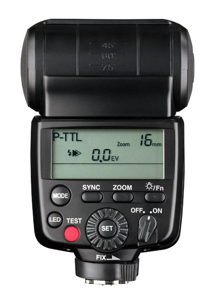 Pentax AF 540 FGZ II Compact camera flash Черный