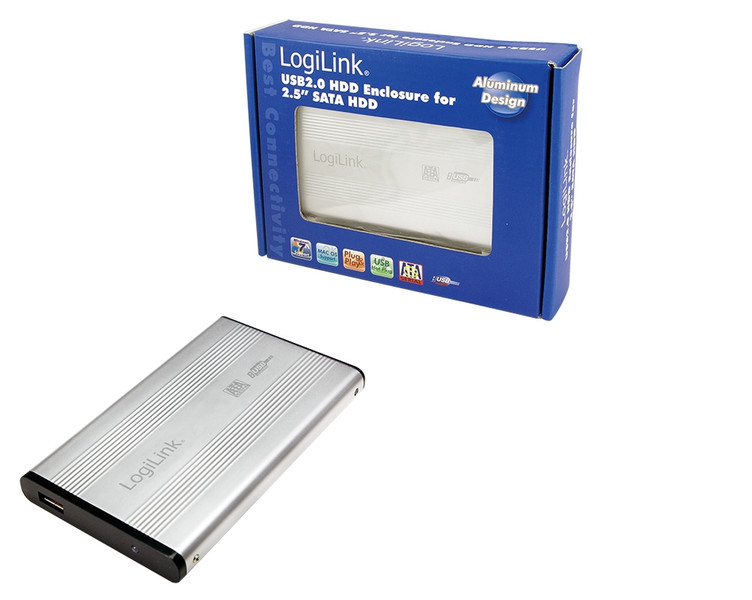 LogiLink Enclosure 2.5 inch S-ATA HDD USB 2.0 Alu 2.5