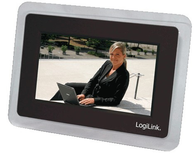 LogiLink Digital 7 Inch LCD Photo Frame 7Zoll Weiß Digitaler Bilderrahmen