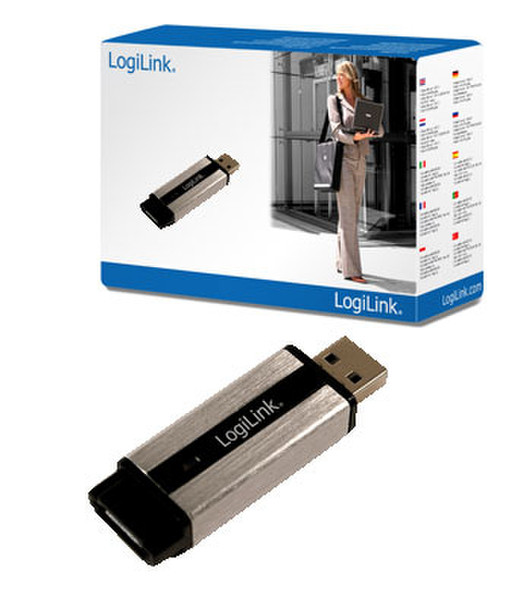 LogiLink Adapter USB 2.0 to eSATA + S-ATA I+II USB A Male eSATA female Black cable interface/gender adapter