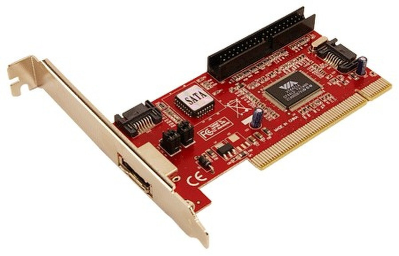 LogiLink PCI interface card e-SATA / S-ATA + IDE 1x Schnittstellenkarte/Adapter