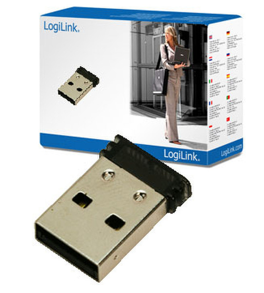 LogiLink Adapter USB 2.0 to Bluetooth V2.0 EDR Micro 3Мбит/с сетевая карта