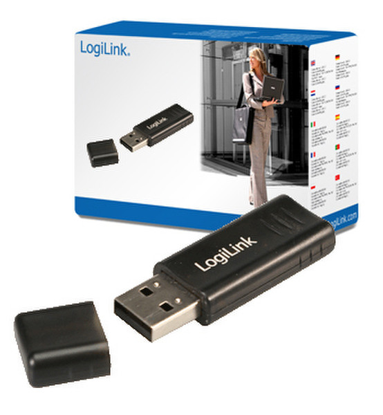 LogiLink Adapter USB 2.0 to Bluetooth V2.0 EDR 3Мбит/с сетевая карта