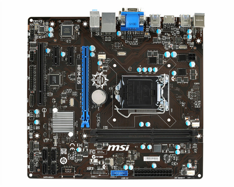 MSI H81M-E35 Intel H81 Socket H3 (LGA 1150) Micro ATX motherboard