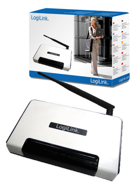 LogiLink WL0038 Black,White wireless router