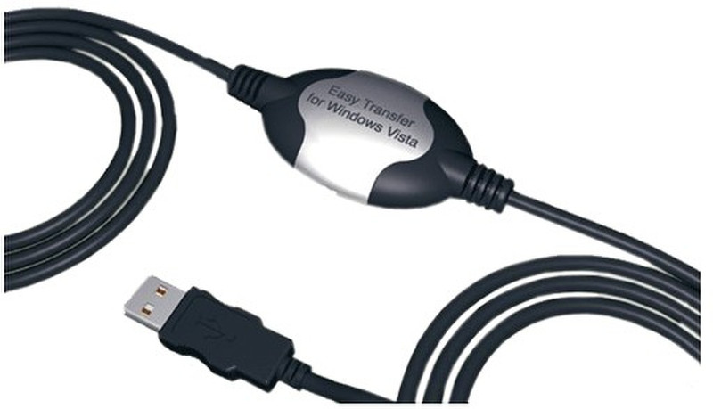 LogiLink Easy Transfer cable for Microsoft® Vista® USB 2.0 USB A USB A Черный кабель USB