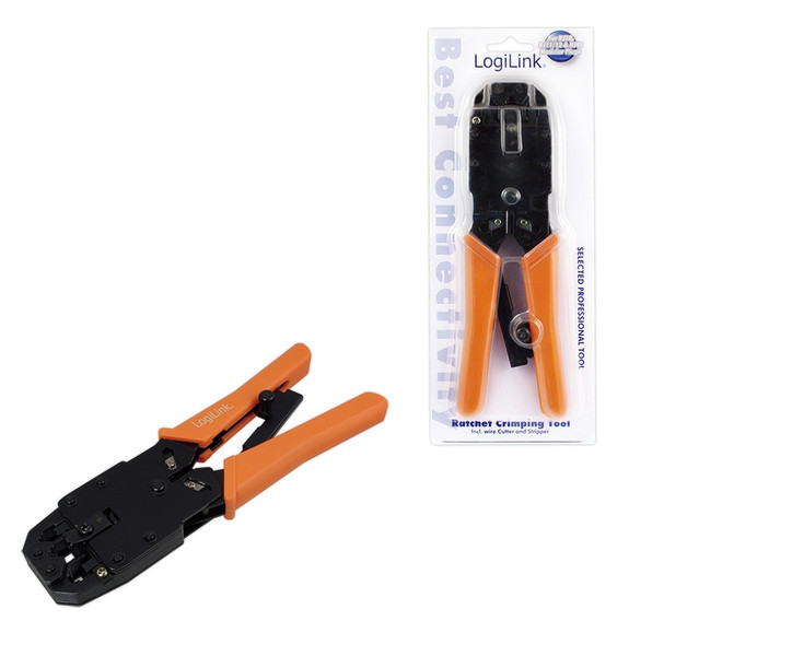 LogiLink Crimping tool universal Оранжевый
