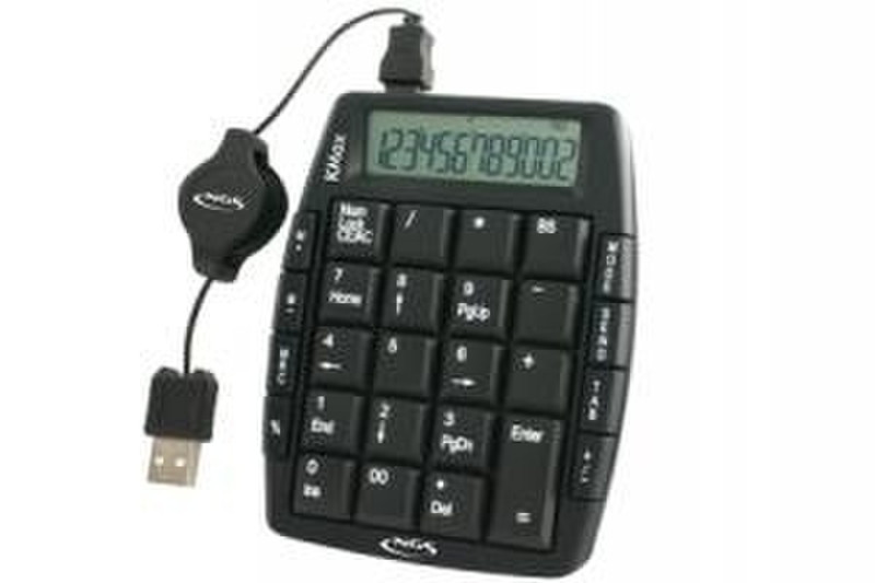 NGS KMax Keypad USB Черный клавиатура