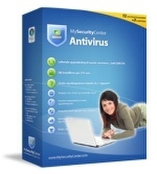MySecurityCenter Antivirus 2009, 3 User 3Benutzer Deutsch